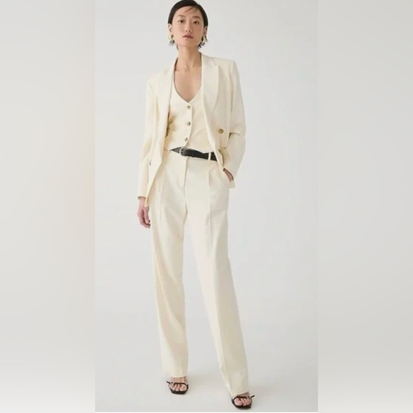 J.Crew NWOT Wide-leg essential pant in city twill